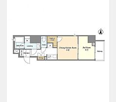 ラティエラ四谷 1101 ｜ 東京都新宿区愛住町未定（賃貸マンション1DK・11階・35.87㎡） その2