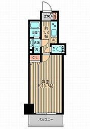 レガーロ御茶ノ水II 5階1Kの間取り