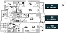 エスレジデンス神田アバンス（S-RESIDENCE神田ava 8階1DKの間取り