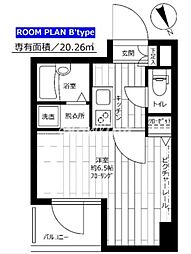 ステージグランデ文京小石川 1Kの間取図画像