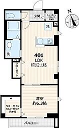ポルトフィーノ本郷 1LDKの間取図画像