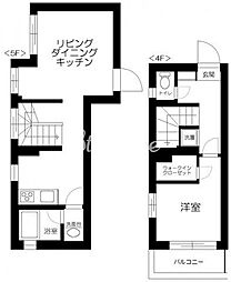 ES-Grande文京白山 1LDKの間取図画像