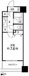 スペーシア秋葉原 1Kの間取図画像