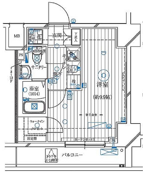 レガリス亀戸（REGALIZ亀戸） 605｜東京都江東区亀戸７丁目(賃貸マンション1K・6階・25.68㎡)の写真 その2