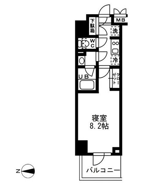 レジディア亀戸 301｜東京都江東区亀戸５丁目(賃貸マンション1K・3階・26.75㎡)の写真 その2