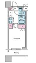 レジディア錦糸町 708 ｜ 東京都墨田区錦糸１丁目5-16（賃貸マンション1K・7階・20.30㎡） その2