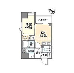 リビオメゾン日本橋久松町 12階1DKの間取り