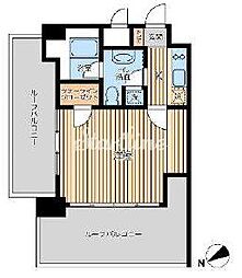 プラティーク清澄白河 1Kの間取図画像