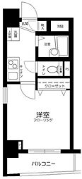 フェニックス日本橋浜町公園 1Kの間取図画像