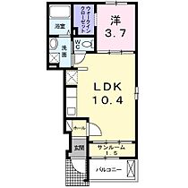 サザンクロス　II  ｜ 長野県上田市下之条（賃貸アパート1LDK・1階・37.93㎡） その2