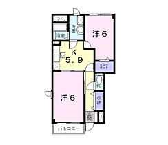 グランシャリオ　Ａ 101 ｜ 長野県上田市諏訪形846-2（賃貸アパート2K・1階・45.77㎡） その2