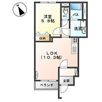 セピア小泉  ｜ 長野県上田市常磐城４丁目（賃貸アパート1LDK・1階・40.39㎡） その2