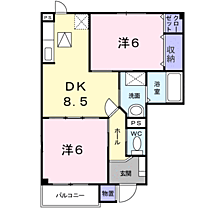 プランドール 102 ｜ 長野県上田市下之条804-44（賃貸アパート2DK・1階・49.17㎡） その2