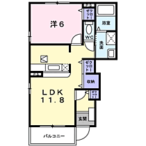 清新　Ｋ2 101 ｜ 長野県上田市秋和1270-1（賃貸アパート1LDK・1階・42.80㎡） その2