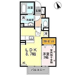 間取図画像 1LDK
