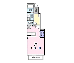 フォンテーヌ2 ワンルームの間取図画像