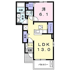 物件の間取り