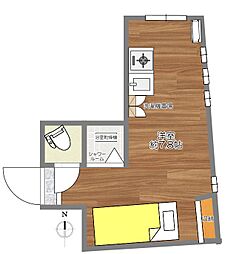 DON中野 ワンルームの間取図画像
