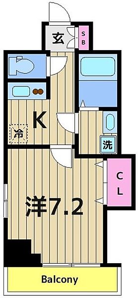 シエロ西竹の塚 904｜東京都足立区西竹の塚２丁目(賃貸マンション1K・9階・26.72㎡)の写真 その2