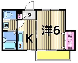 花桃 103 ｜ 東京都足立区西綾瀬２丁目（賃貸アパート1K・1階・23.14㎡） その2