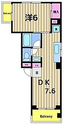 L'sGARDEN 2Kの間取図画像