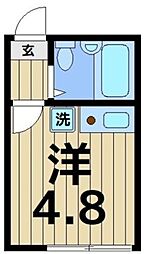 メゾン・ド・ルラーシュ ワンルームの間取図画像