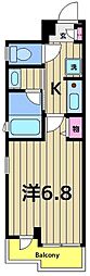 TNKハイツ 1Kの間取図画像