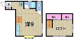 ロゴハウス ワンルームの間取図画像