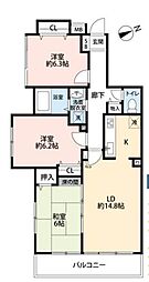 間取図画像 2SLDK