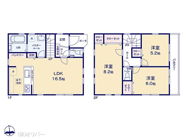 間取りを拡大表示