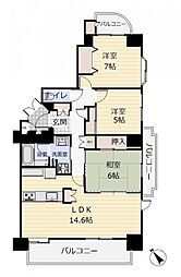 間取図画像 3LDK