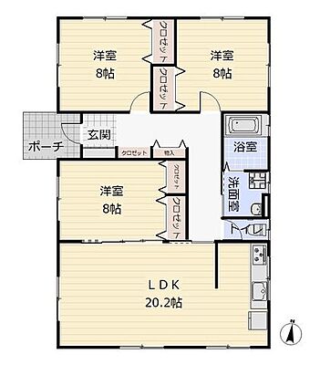 間取り 仙台市泉区永和台