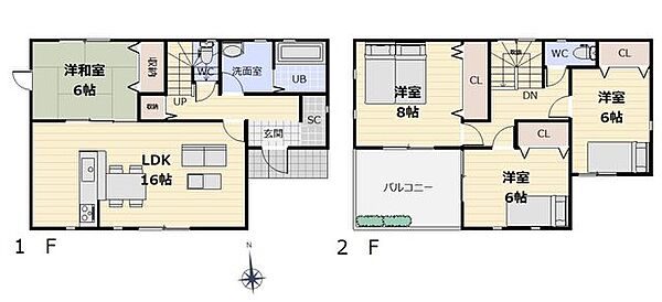 間取りを拡大表示