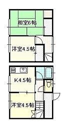 片山コーポ 3DKの間取図画像