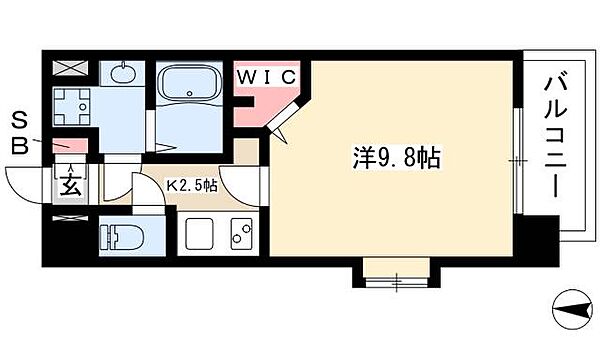 ブルーム名駅 ｜愛知県名古屋市中村区則武2丁目(賃貸マンション1K・3階・31.59㎡)の写真 その2