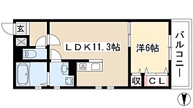 アメニティ金山  ｜ 愛知県名古屋市熱田区桜田町6-10（賃貸アパート1LDK・3階・40.42㎡） その2