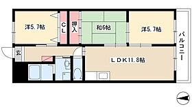 第2伊藤ハイツ  ｜ 愛知県名古屋市港区十一屋3丁目181（賃貸マンション3LDK・3階・66.00㎡） その2