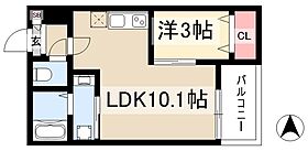 GRANDBLUE nagasukaIII  ｜ 愛知県名古屋市中川区長須賀3丁目1301（賃貸アパート1LDK・1階・30.98㎡） その2