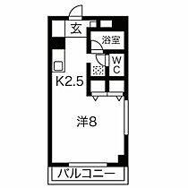 レジオンドヌール  ｜ 愛知県名古屋市港区辰巳町1-28（賃貸マンション1K・5階・26.00㎡） その2