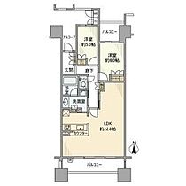 プラウド金山  ｜ 愛知県名古屋市中川区尾頭橋3丁目4-32（賃貸マンション2LDK・15階・76.37㎡） その2