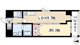 Casa Lucia  ｜ 愛知県名古屋市中川区高畑1丁目200（賃貸マンション1LDK・5階・37.19㎡） その2