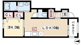 カーサ　セレノ  ｜ 愛知県名古屋市中川区服部1丁目906（賃貸アパート1LDK・1階・37.76㎡） その2