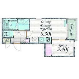 Cherim 本陣十王町II North 1階