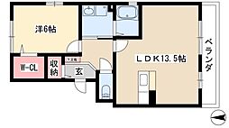 クレセント 3階