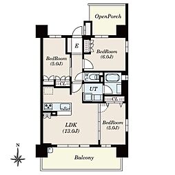 間取図画像 3LDK