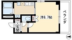 ラルジュ柳森 2階/-