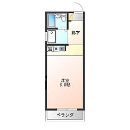 SHANGRILA名駅南 ワンルームの間取図画像