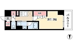 パークアクシス名駅南グランデ 1Kの間取図画像