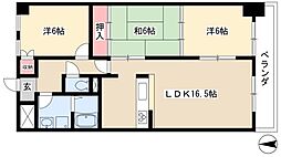 悠和苑 3LDKの間取図画像