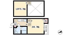 Linoholomua壱番館 1Kの間取図画像